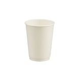 White Double Wall Paper Cups 12 Oz