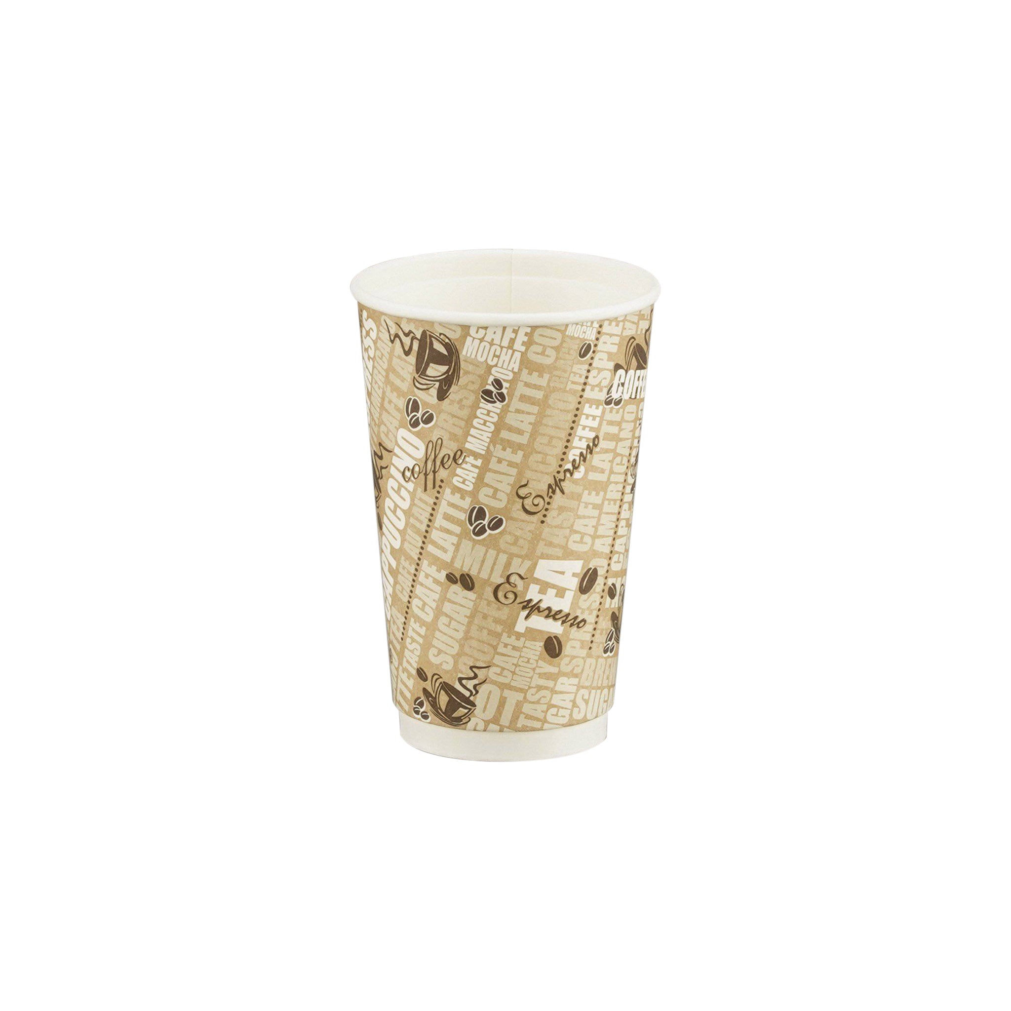 Printed Double Wall Paper Cups 16 Oz