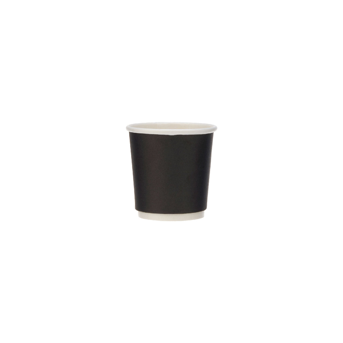500 Pieces Black Double Wall Paper Cups