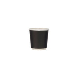 500 Pieces Black Double Wall Paper Cups