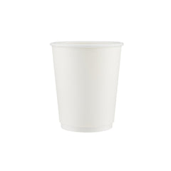 White Double Wall Paper Cups 8 Oz