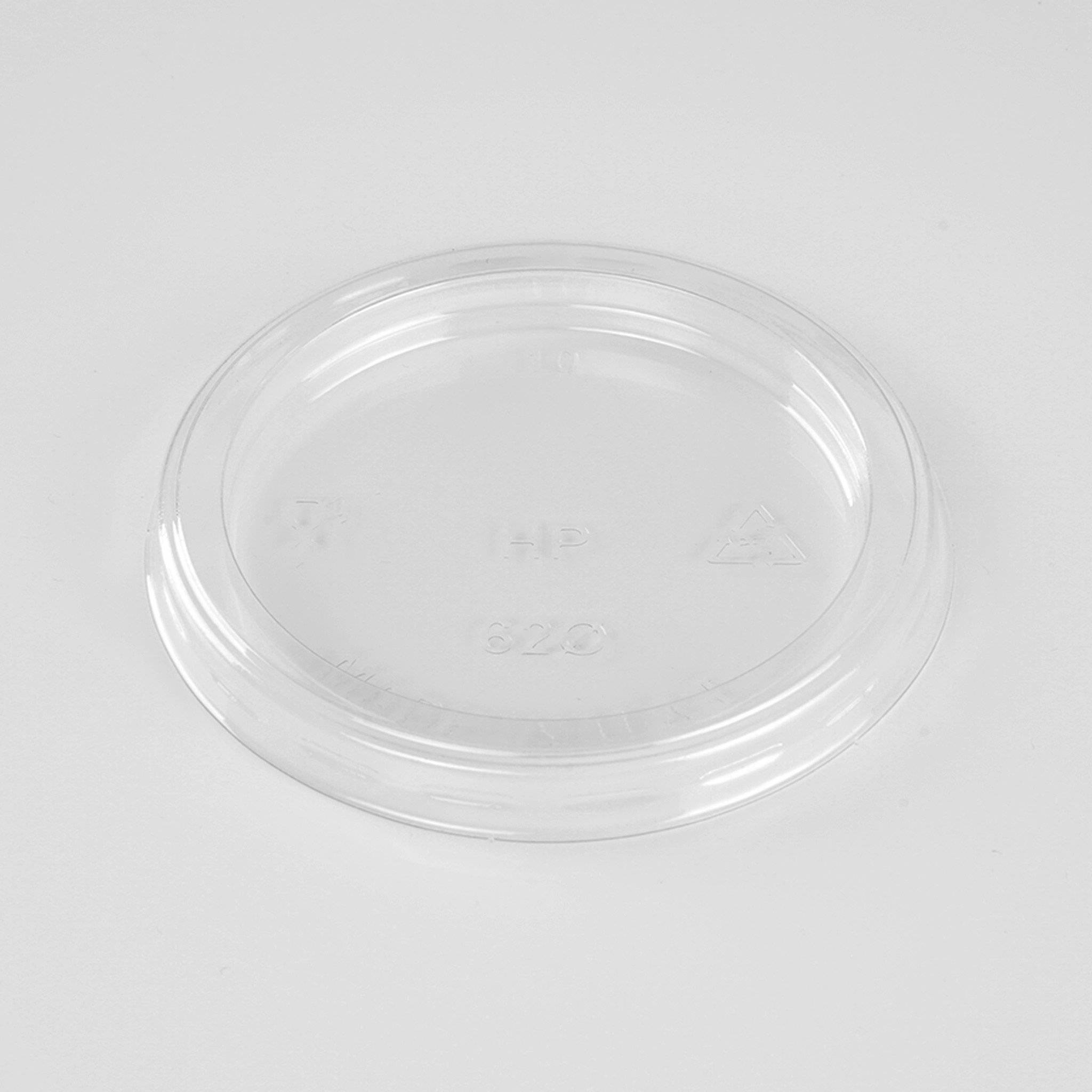 Flat Lid for PET Juice Cup 4/8/10 Oz Without Hole 78 Mm Diameter