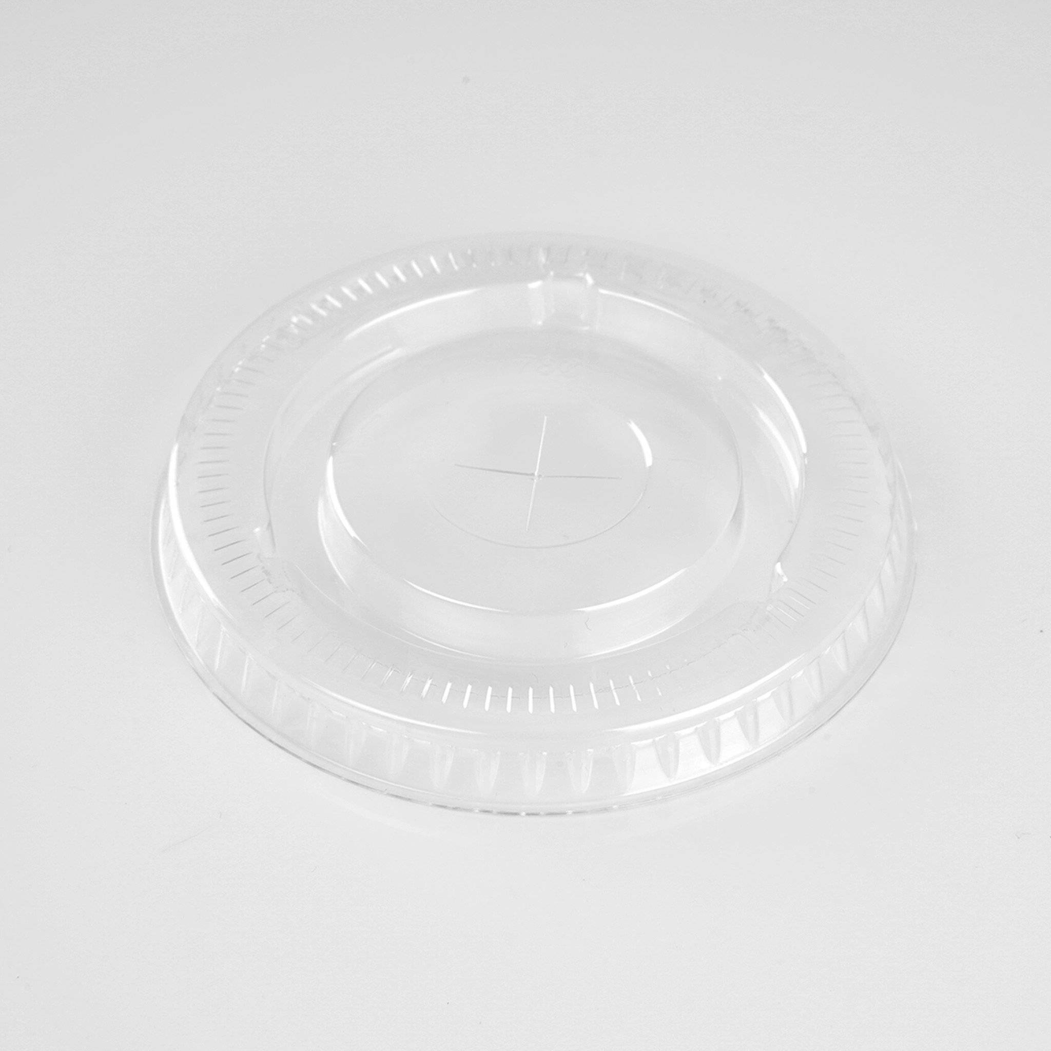 Flat Lid for PET Juice Cup 4/8/10 Oz With Hole 78 Mm Diameter