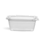 Hinged Square Deli Clear Pet Container 24oz