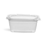 Hinged Square Deli Clear Pet Container 28oz
