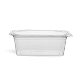 200 Pieces 48oz Hinged Square Deli Clear Pet Container