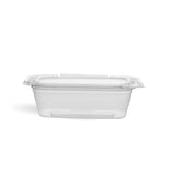 Hinged Square Deli Clear Pet Container 8oz