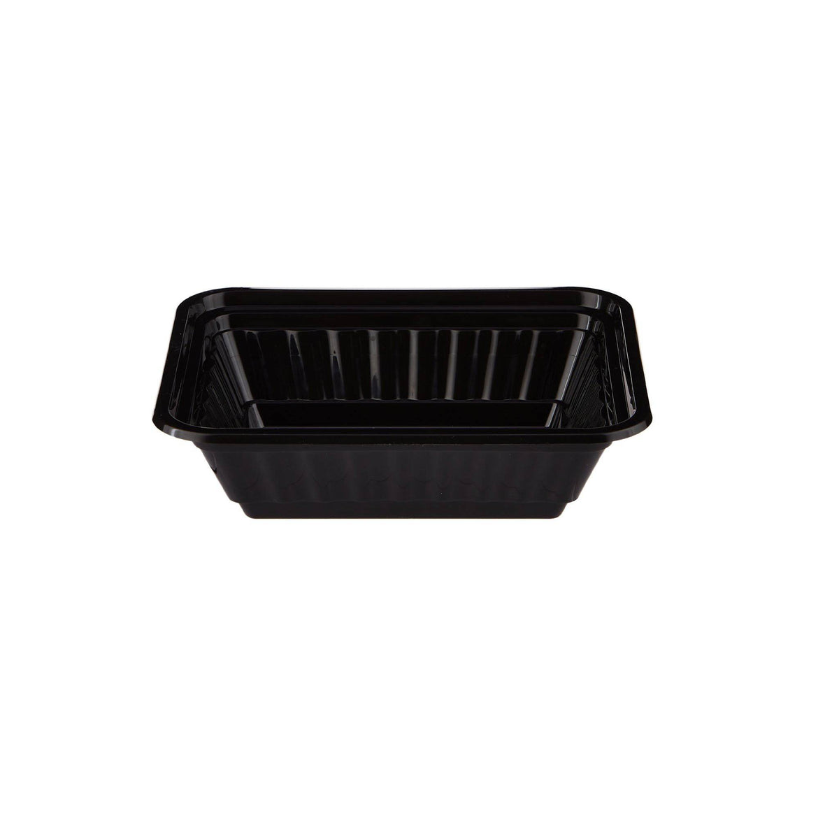 300 Pieces Black Base Rectangular Container 12 Oz