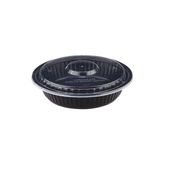 Black Base Heavy Duty Round Container 24 Oz 300 Pieces - Hotpack Global