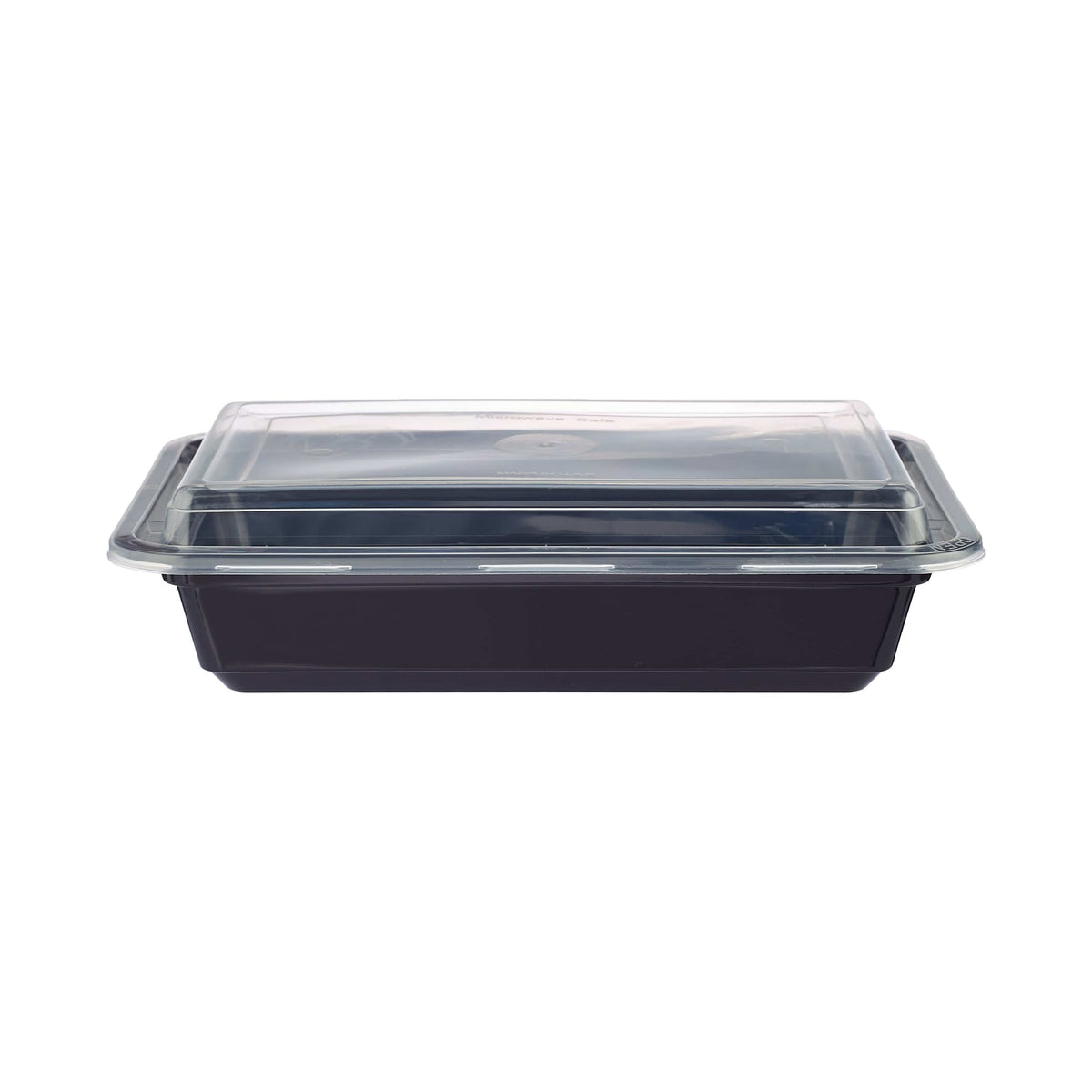 Black Base Rectangular Container 16 Oz Base Only