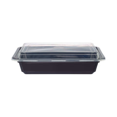 Black Base Rectangular Container 28 Oz Base Only