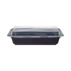 Black Base Rectangular Container 32 Oz 300 Pieces - Hotpack Saudi Arabia