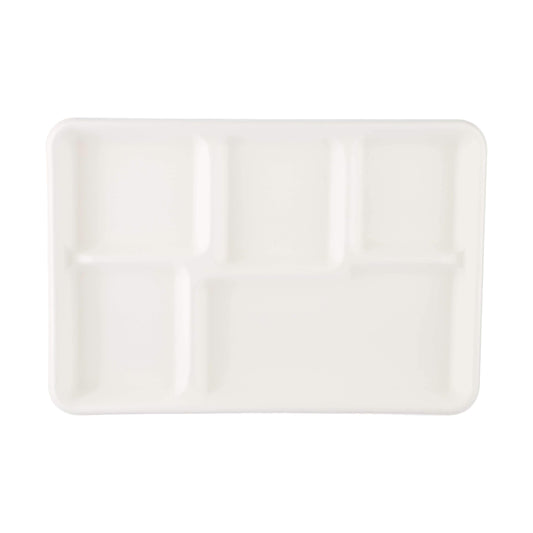 Bio Degradable Plate 5 Compartment 12.5 Inch