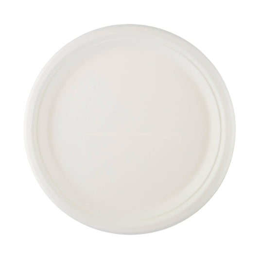 Hotpack White Bio-Degradable Round Plate 10 Inch