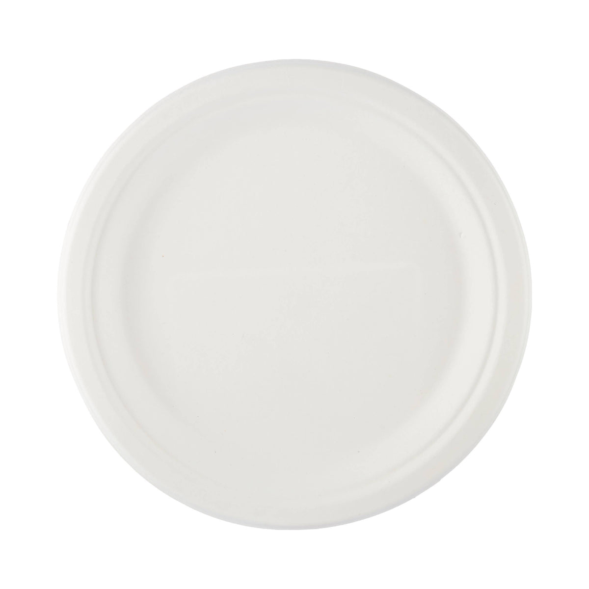 Bio-Degradable White Round Plate 9 Inch