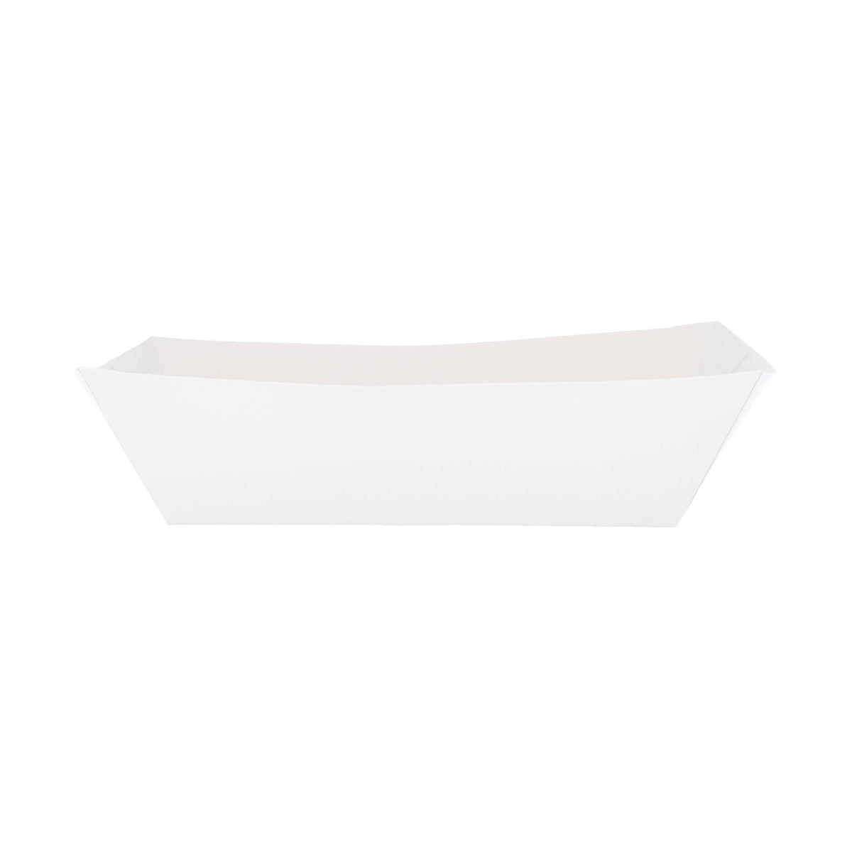 White Paper Boat Tray Large