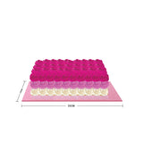 Pink Rectangular Cake Board 5 Pieces