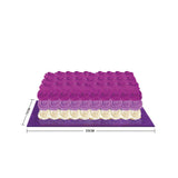 Purple Rectangular Cake Board 5 Pieces
