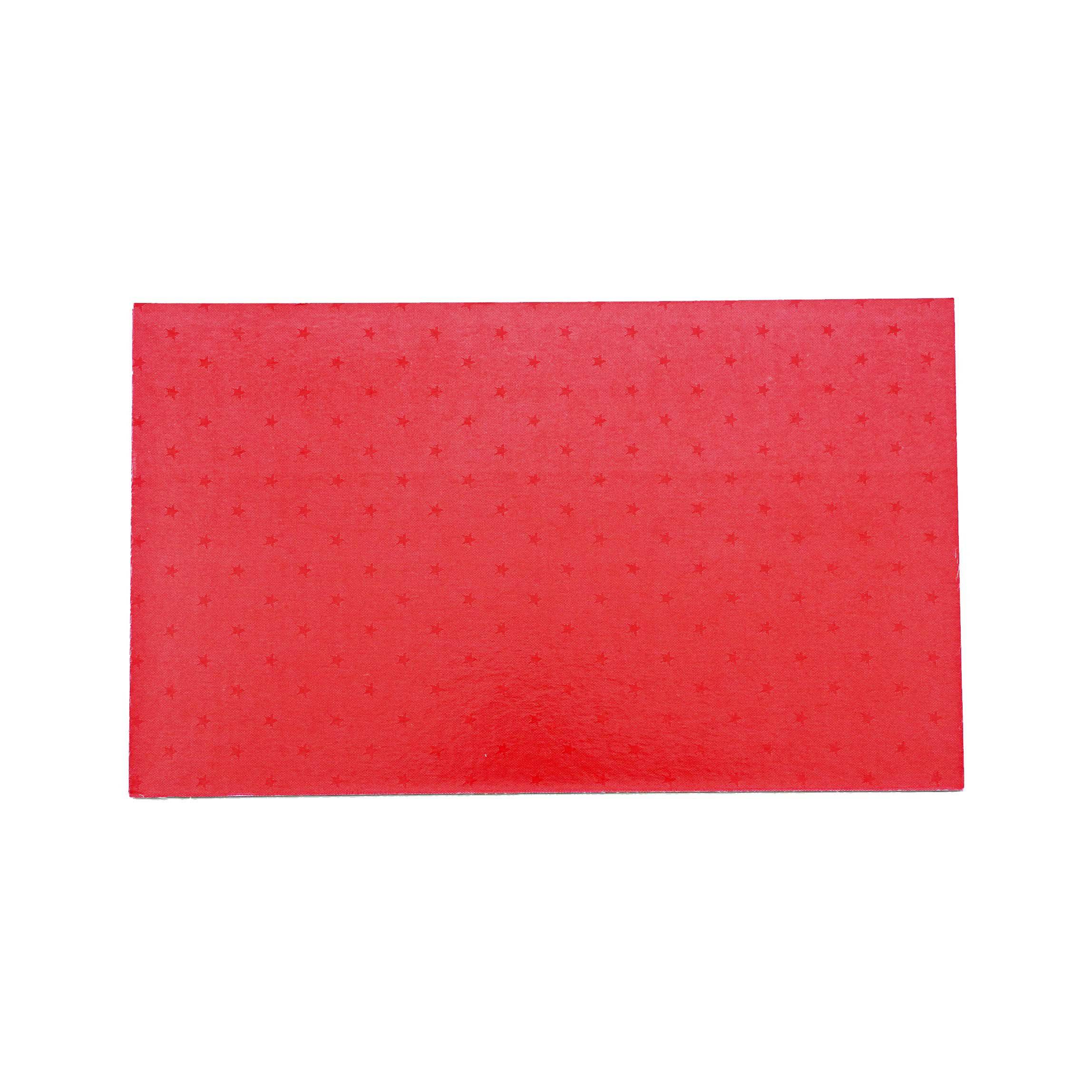 Red Rectangular Cake Board 5 Pieces