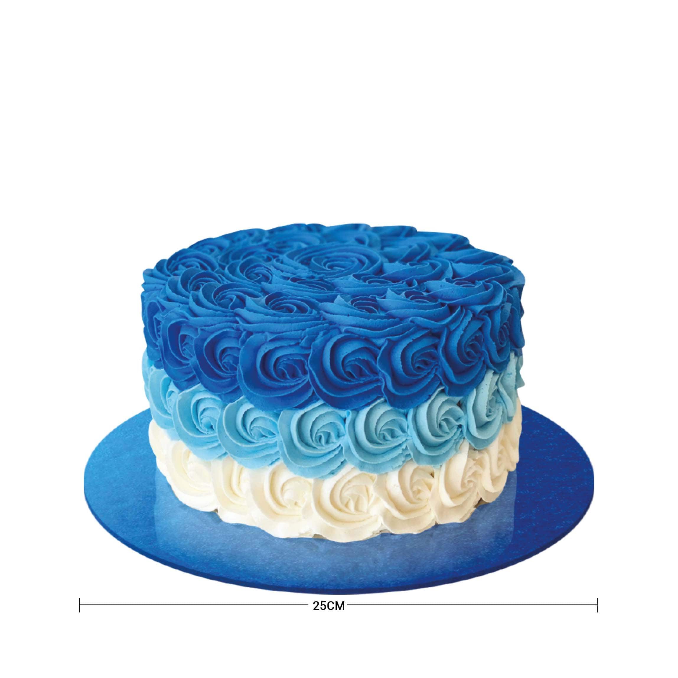 Blue Round Cake Board 5 Pieces
