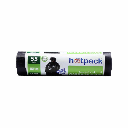 Heavy Duty Garbage Roll Black 80x110cm 55 Gallon