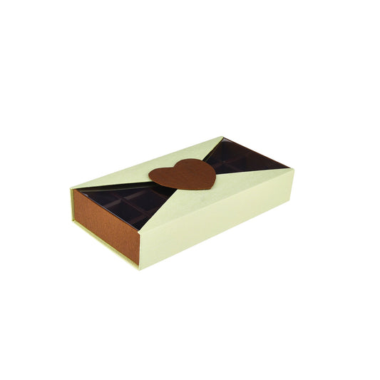 1 Piece Rectangular Chocolate Gift Box 18 Division