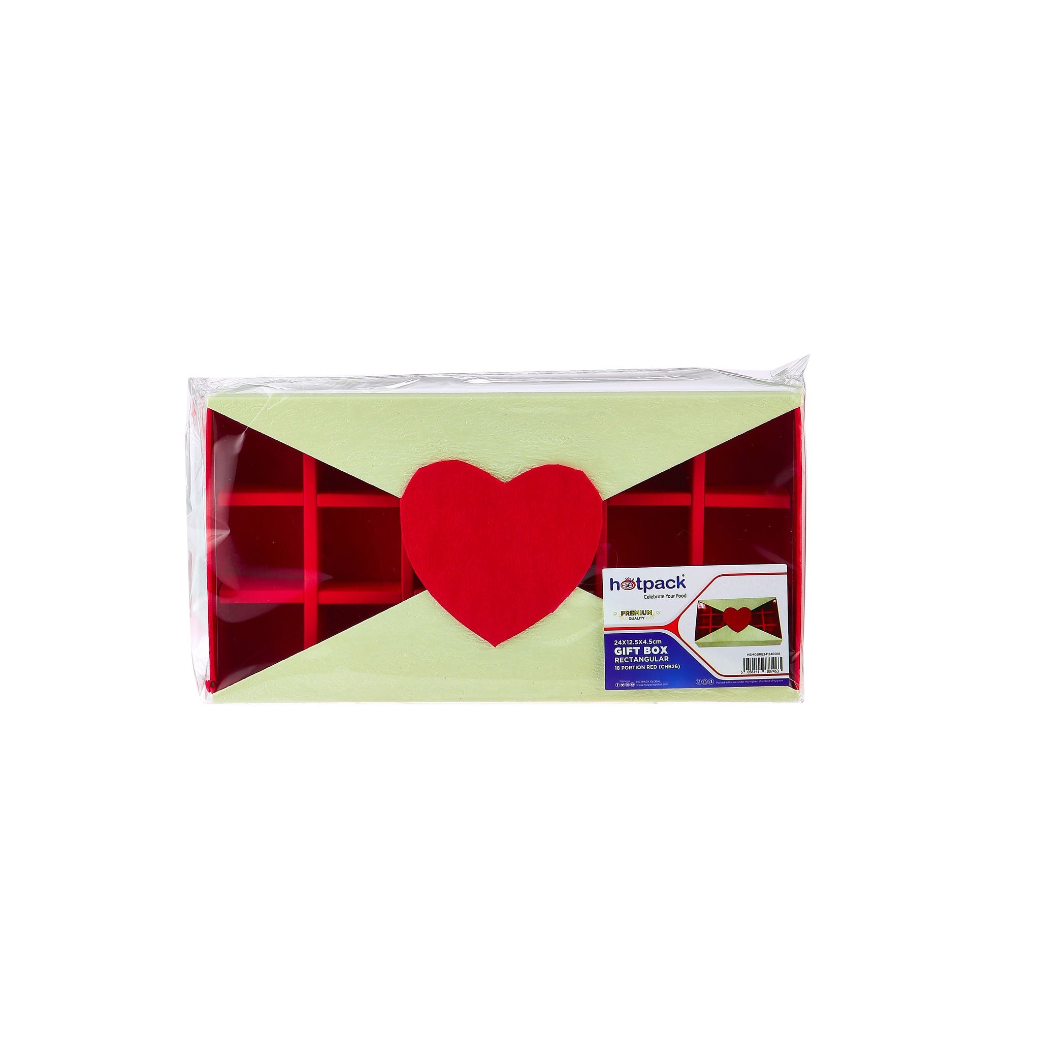 1 Piece Rectangular Chocolate Gift Box 18 Division