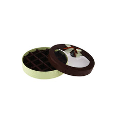 Round Chocolate Gift Box 21 Division  - 1 Piece - Hotpack Global