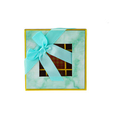 Square Chocolate Gift Box Shape 09 Division - 1 Piece