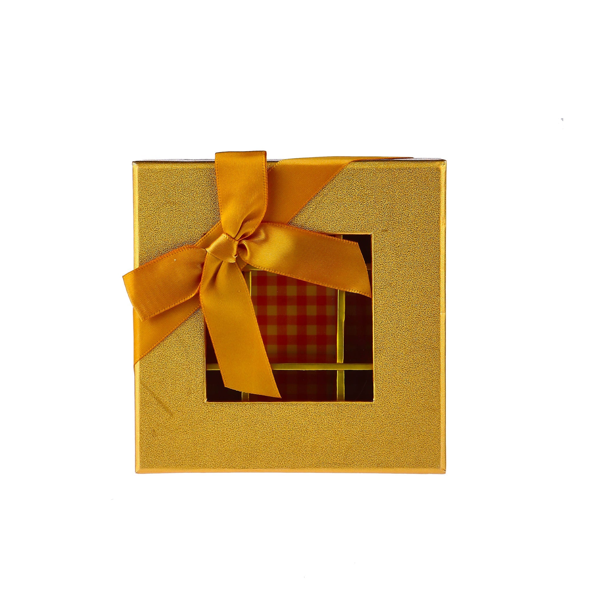 Square Chocolate Gift Box Shape 09 Division - 1 Piece