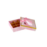 علبة شوكولاتة مربعة الشكل مكونة من 9 أقسام - قطعة واحدة