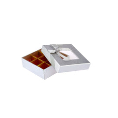 Square Chocolate Gift Box Shape 09 Division - 1 Piece