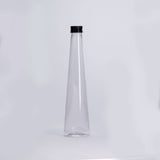 10 زجاجات عصير بلاستيكية على شكل هرم بسعة 350 مل