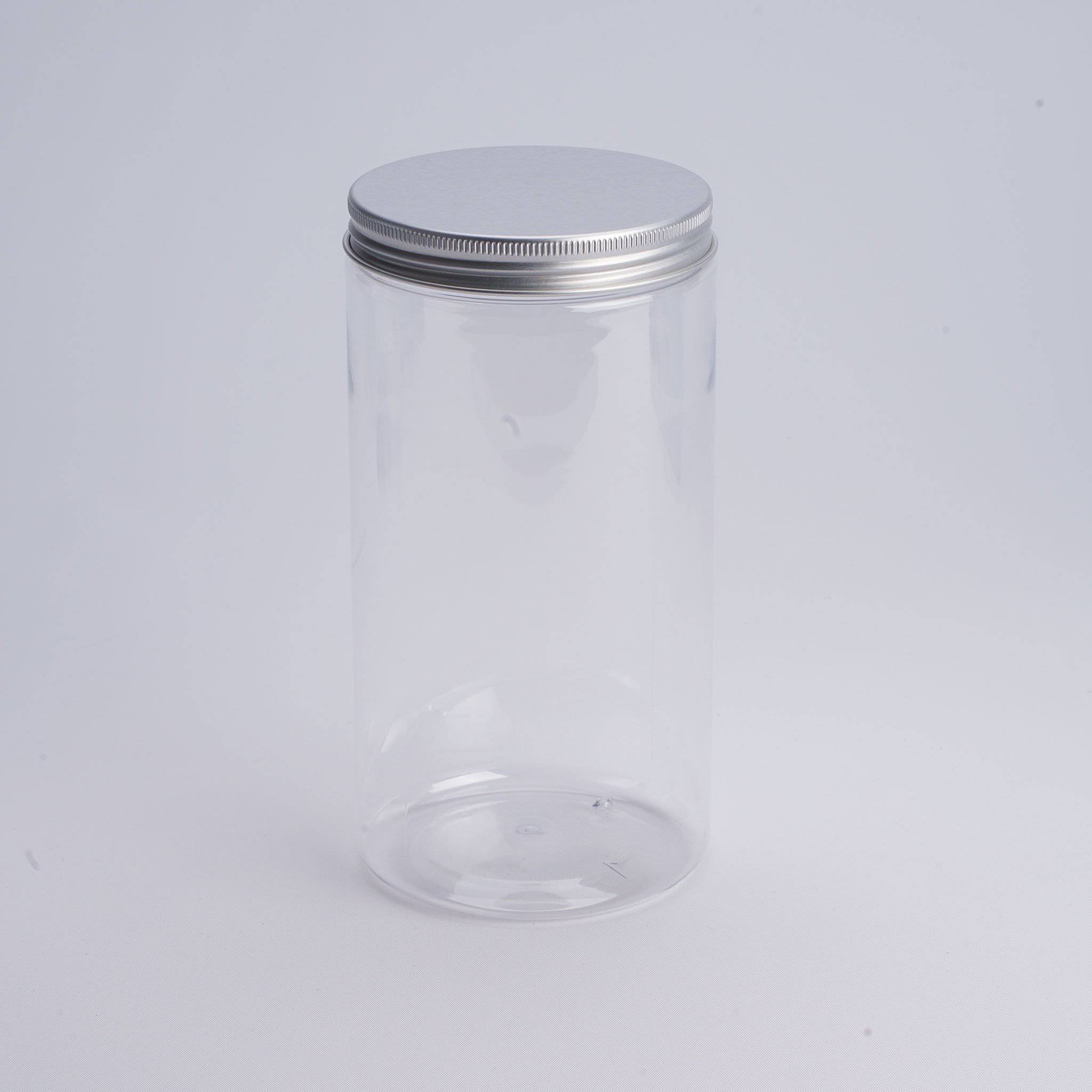 Cookies Biscuits Plastic Bottle 1000ml With Silver Lid