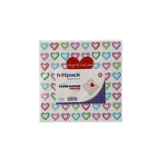 Valentine's Day Theme Paper Napkin - Hotpack Global