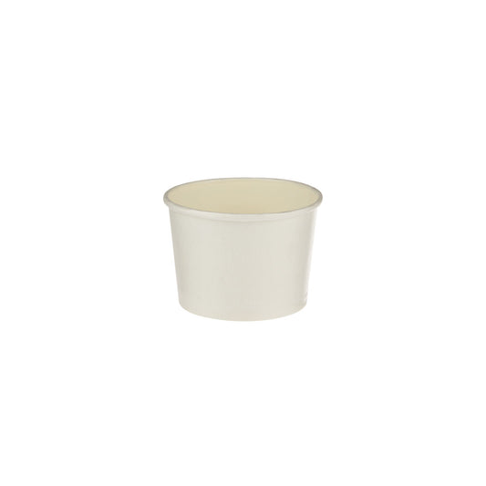 5 Pieces Paper Soup Bowl White with Lid