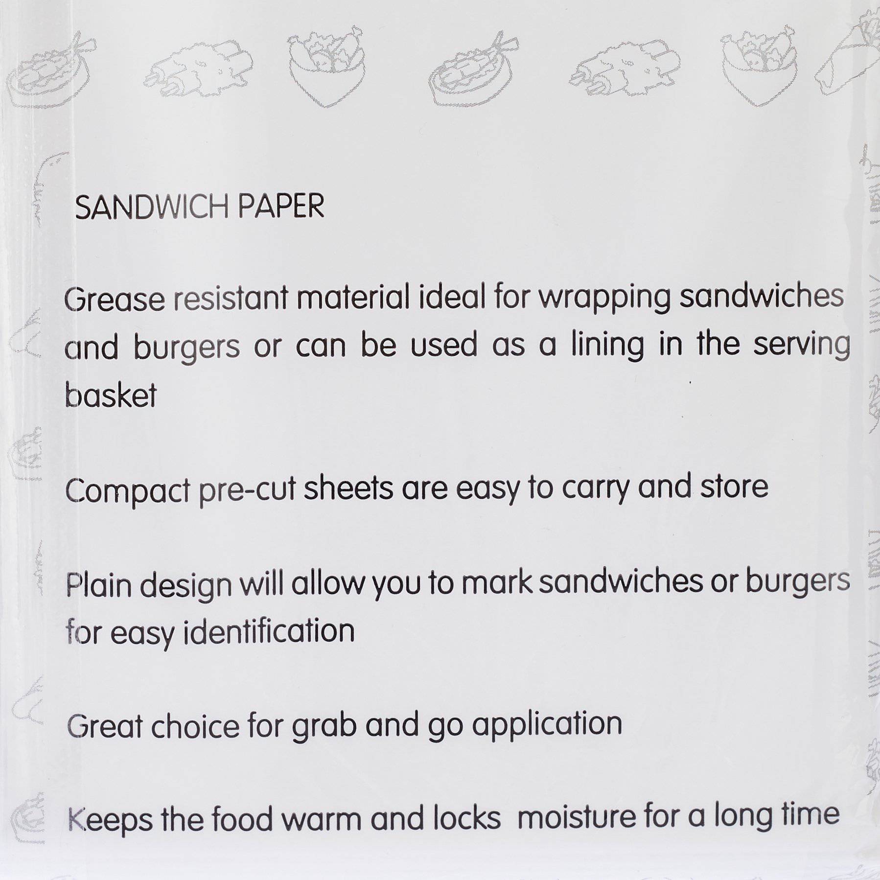 1000 Pieces Sandwich Paper
