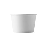 Paper Ice Cream Cup White Base Only 1000 Pieces - Hotpack Global