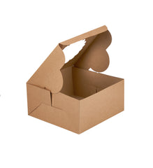 Kraft Cake Box Round With Window - Hotpack Global