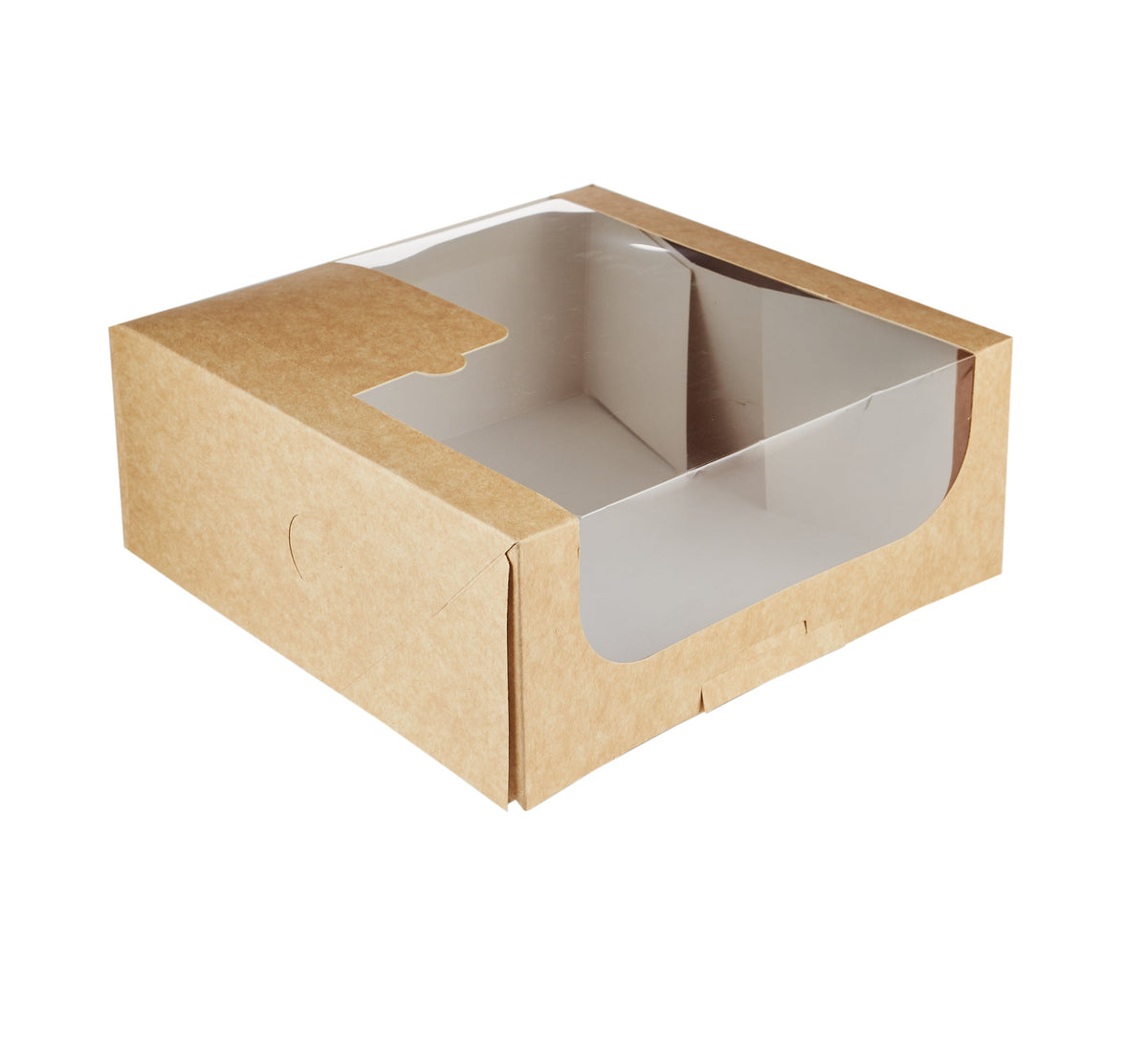 Kraft Sqaure Deli Box with Window - Hotpack Saudi Arabia