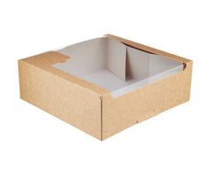 Kraft Rectangular Deli Box with Window - Hotpack Saudi Arabia