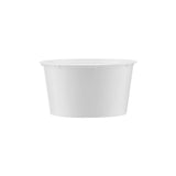 500 Pieces White Round Microwavable Container