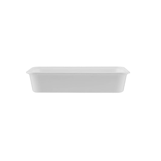 White Rectangle Microwavable Container 500 Pieces - Hotpack Global