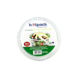 Round Microwavable Container 250 ML Base with Lid 5 Pieces
