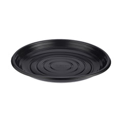 Black Round Microwave Safe Plate