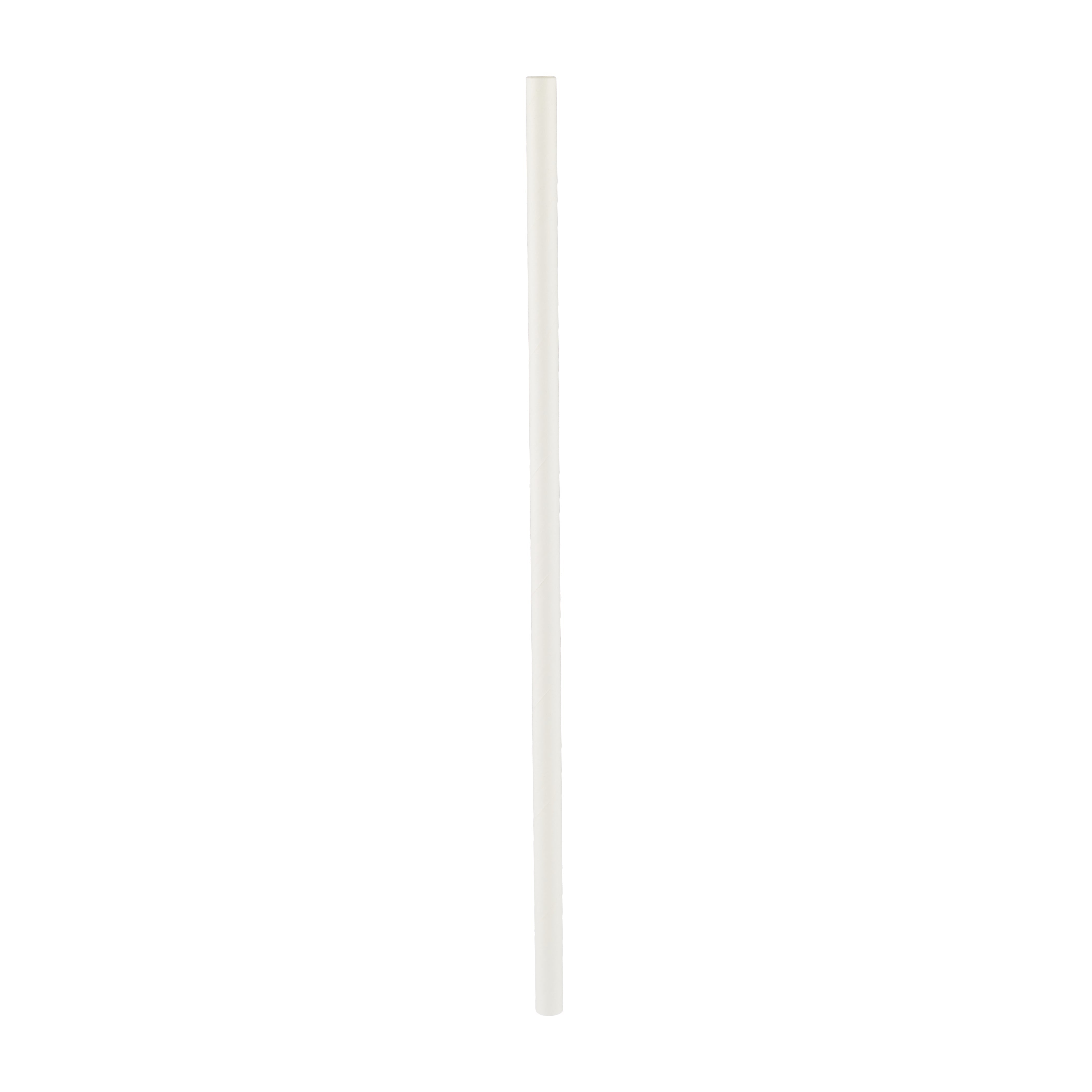 2500 Pieces 8MM White Paper Straw With Wrap (500 X 5 Packets)