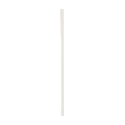 2500 Pieces 8MM White Paper Straw With Wrap (500 X 5 Packets)