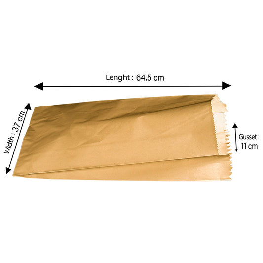 Flat Bottom Bags Brown Paper Bag 4 KG