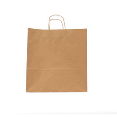 250 Pieces Brown Paper Bag Twisted Handle 29X15X29 Cm