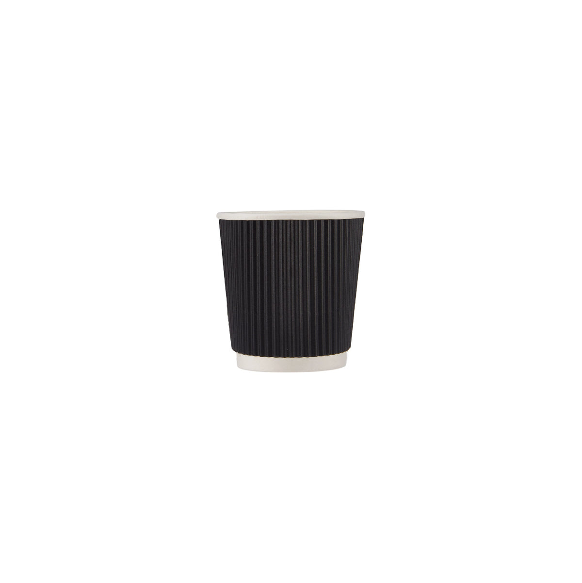 4 Oz Black Ripple Paper Cups - Hotpack Saudi